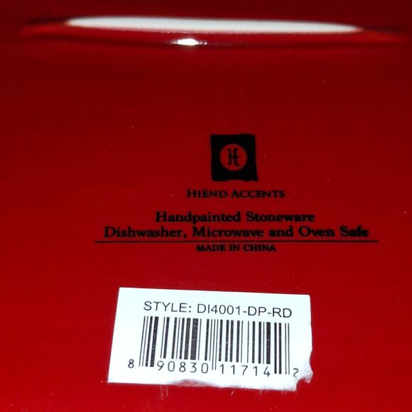 Rare HiEnd Accents Savanna Tooled Leather Look Dinner Plate 11" Stoneware - Picture 5 of 7